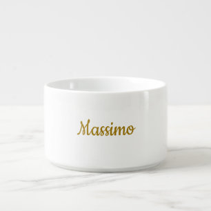 Calligraphy Professional Elegant Gold Color Bowl