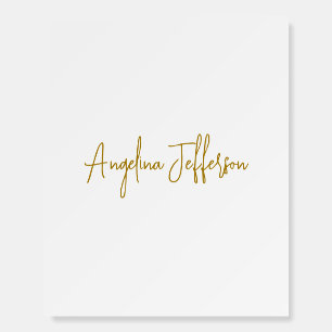 Calligraphy Professional Elegant Gold Color Foam Board