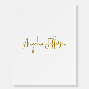 Calligraphy Professional Elegant Gold Color Foam Board