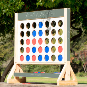 Calligraphy Sage Green Personalized Name Wedding Fast Four