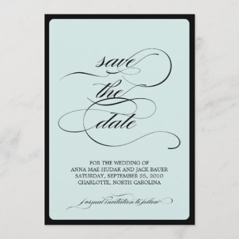 {calligraphy} Save The Date by simplysostylish at Zazzle