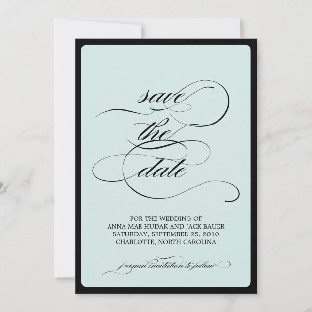 {calligraphy} save the date (Front)