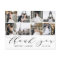 Calligraphy Script 8 Photo Thank You Postcard