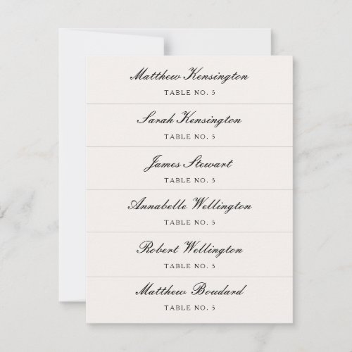 Calligraphy Script Custom Name Wedding Place Cards