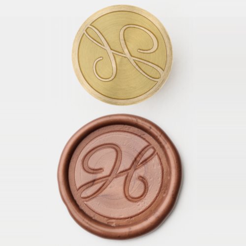 Calligraphy Script Initial Wax Seal Stamp