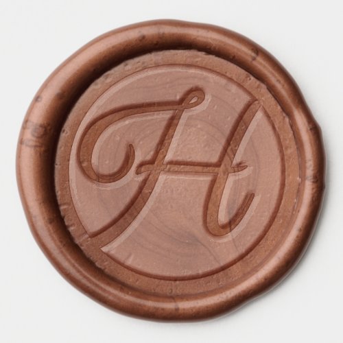 Calligraphy Script Initial Wax Seal Sticker