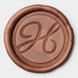 Calligraphy Script Initial Wax Seal Sticker