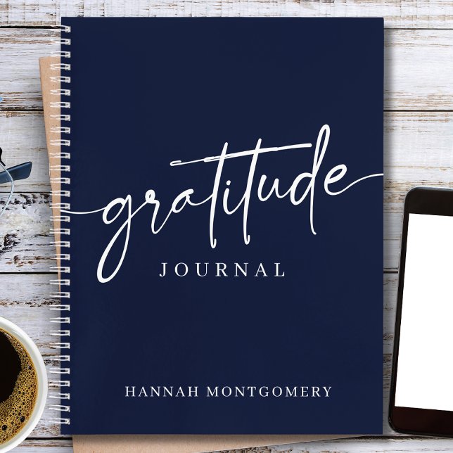 Calligraphy Script Modern Gratitude Journal (Creator Uploaded)