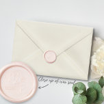 Calligraphy Script Monogram Initial Custom Wedding Wax Seal Sticker<br><div class="desc">Add a special touch to your wedding or special celebration invitations and favors by using these wax seal stickers.  The design features your initial initial monogram and wedding date. Perfect for invitations,  save the dates,  showers and more.</div>