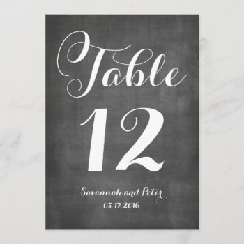 Calligraphy Script Monogram Wedding Table Numbers by BanterandCharm at Zazzle