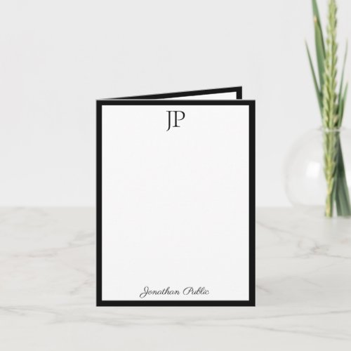Calligraphy Script Monogrammed Simple Template
