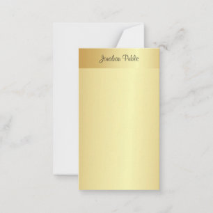 Calligraphy Script Name Elegant Gold Look Template