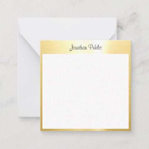 Calligraphy Script Name Gold White Template