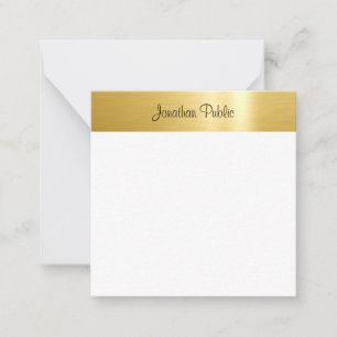 Calligraphy Script Name Gold White Template