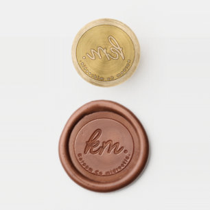 Calligraphy Script Name Initial Wax Seal Stamp