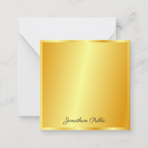 Calligraphy Script Name Template Trendy Gold Look