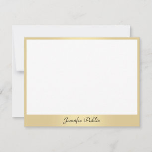 Calligraphy Script Name Text Gold Elegant Template