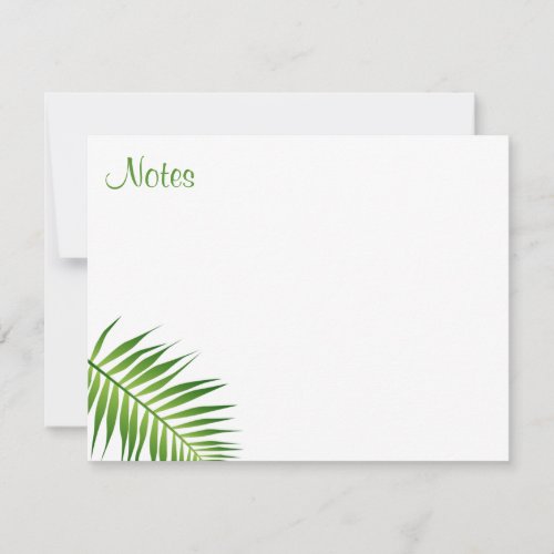 Calligraphy Script Palm Leaves Template Nature