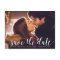 Calligraphy Script | Photo Save the Date Postcard