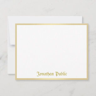 Calligraphy Script Template Gold Script Custom