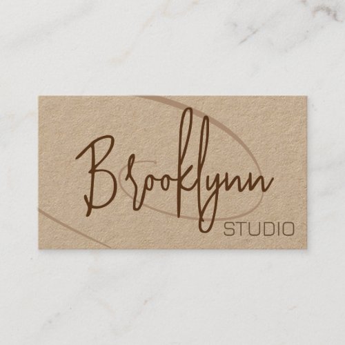 Calligraphy Signature Professional Hair Studio Business Card