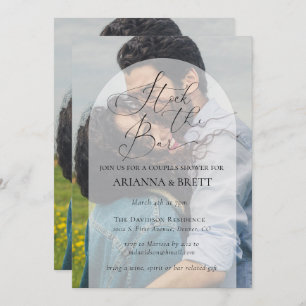 Calligraphy Stock the Bar Couples Shower Invitatio Invitation