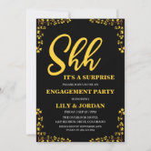 Hand Drawn Surprise Proposal Engagement Party Invitation