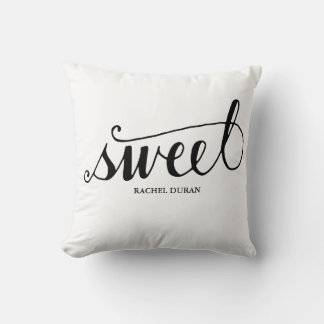 calligraphy sweet pillow