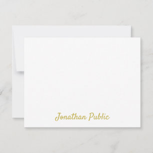 Calligraphy Template Custom Gold Script Text Flat