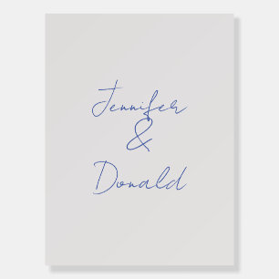 Calligraphy trendy classical plain personal names foam board