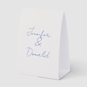 Calligraphy trendy classical plain personal names paper table tent 