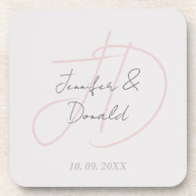 Calligraphy trendy classical script monogram