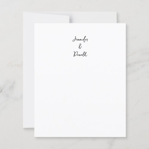 Calligraphy trendy classical script plain personal