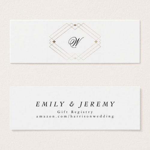 Calligraphy Typography Monogram Gold Deco Wedding