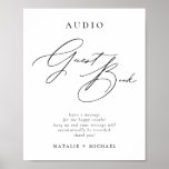 Calligraphy Wedding Audio Telephone Guestbook Sign at Zazzle