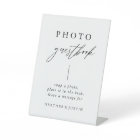Calligraphy Wedding Photo Guestbook Sign