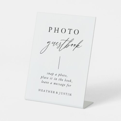 Calligraphy Wedding Photo Guestbook Sign Calligraphy Wedding Photo Guestbook Sign
