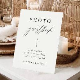 Calligraphy Wedding Photo Guestbook Sign