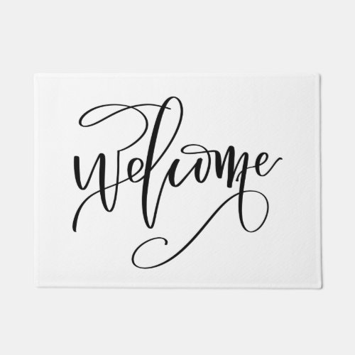 Calligraphy Welcome Mat