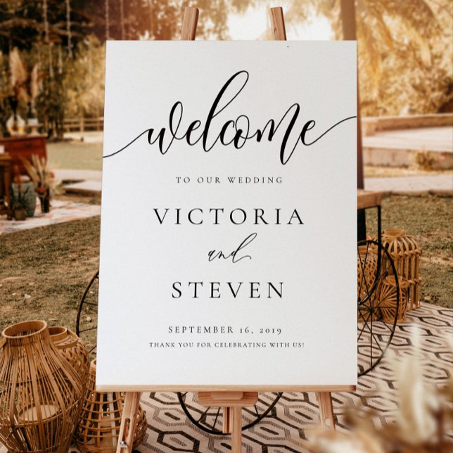 Calligraphy Welcome Wedding Sign (Creator Uploaded)