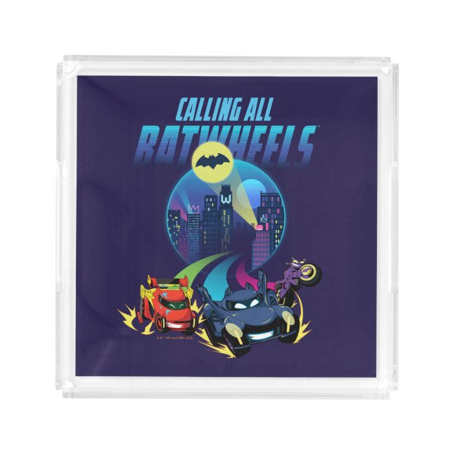 Calling all Batwheels™ Acrylic Tray (Front)