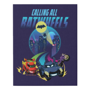 Calling all Batwheels™ Faux Canvas Print