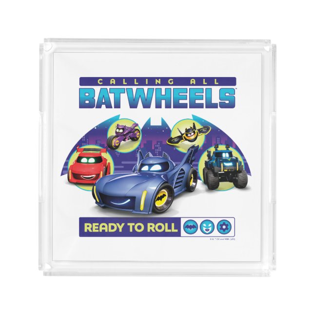 Calling all Batwheels™ - Ready to Roll Acrylic Tray (Front)
