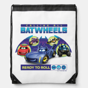 Calling all Batwheels™ - Ready to Roll Drawstring Bag