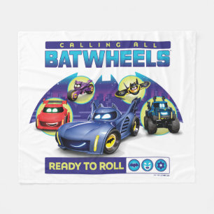Calling all Batwheels™ - Ready to Roll Fleece Blanket