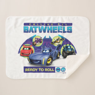 Calling all Batwheels™ - Ready to Roll Sherpa Blanket