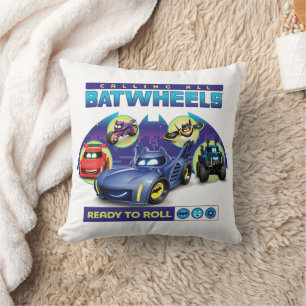 Calling all Batwheels™ - Ready to Roll Throw Pillow