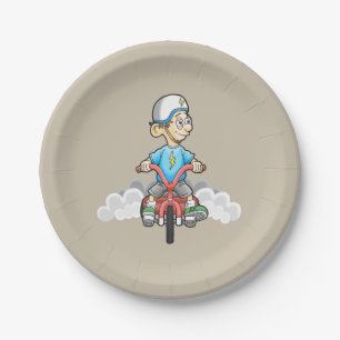 Calling All Bikers Paper Plates