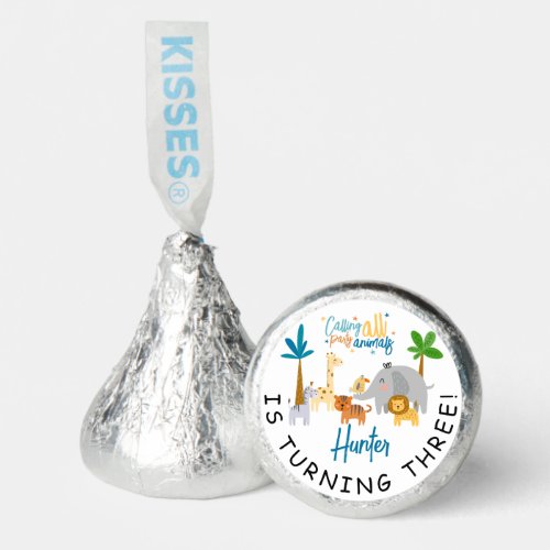 Calling All Party Animals Birthday Party Hersheys Kisses