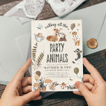 Calling All Party Animals Boy Birthday Invitation<br><div class="desc">Calling All Party Animals Boy Birthday Invitation</div>